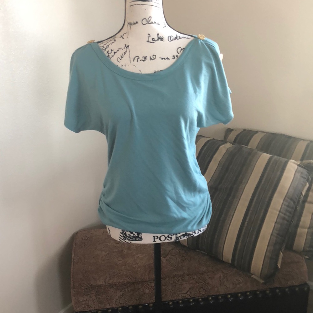 Blue green top!!! Sz xl but fits sz lg!!!